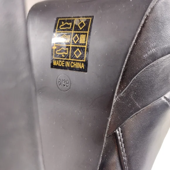 Boohoo Black Chunky High Platform Boots - Picture 9 of 15